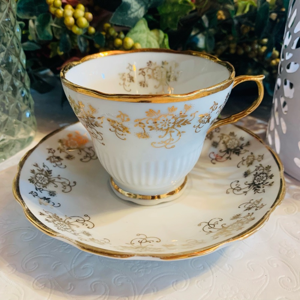 Vintage “H 9” Tea Cup & Saucer